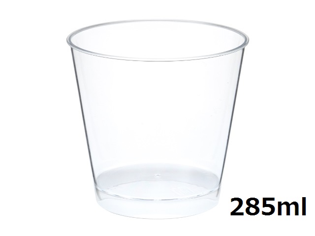 プラコップ285ml　500個入（1個あたり12円）▼デザートカップ